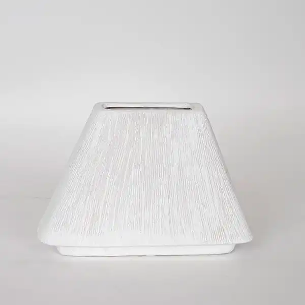 ΒΑΖΟ ΚΕΡΑΜΙΚΟ ΛΕΥΚΟ 25x8x17cm