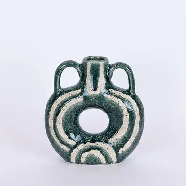 ΒΑΖΟ ΚΕΡΑΜΙΚΟ ΠΡΑΣΙΝΟ – ΜΠΕΖ 21.7x7x24cm