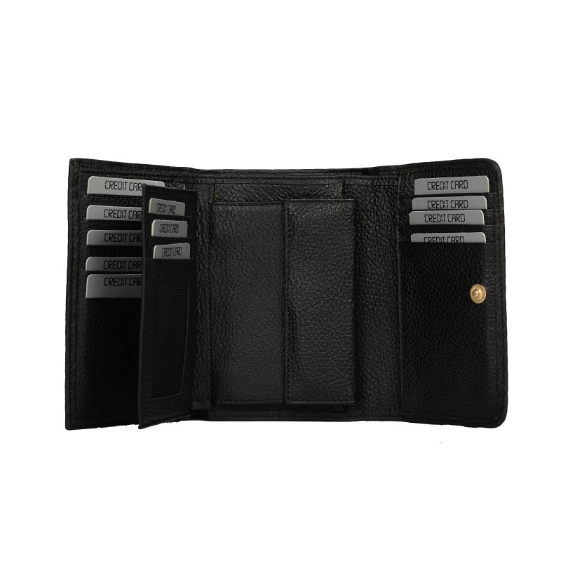 Γυναικείο πορτοφόλι Diletto - Μαύρο