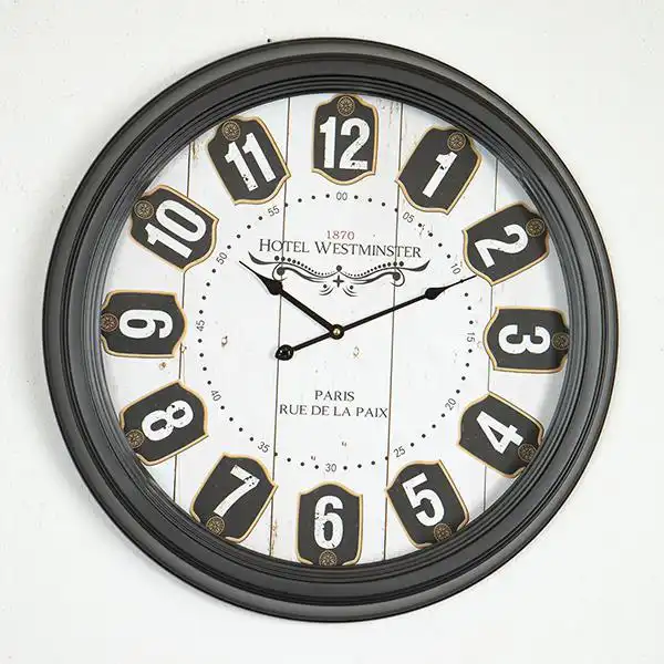 ΡΟΛΟΪ ΤΟΙΧΟΥ ΜΕΤΑΛΛΙΚΟ – ΞΥΛΙΝΟ ΜΑΥΡΟ – ΛΕΥΚΟ 62x6x62cm