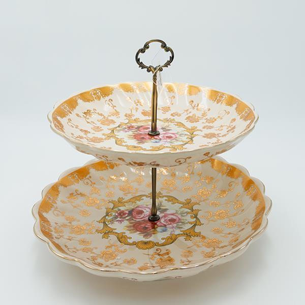 ΟΡΝΤΕΒΙΕΡΑ ΠΟΡΣΕΛΑΝΙΝΗ ΜΠΕΖ – ΧΡΥΣΗ 31x25x26cm