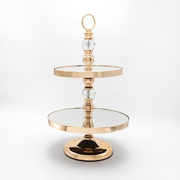 ΟΡΝΤΕΡΒΙΕΡΑ 2 ΕΠΙΠΕΔΩΝ ΜΕΤΑΛΛΙΚΗ ΧΡΥΣΗ 30x50cm