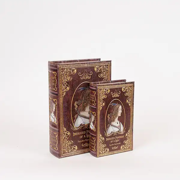 S/2 ΚΟΥΤΙΑ ΒΙΒΛΙΑ ΞΥΛΙΝΟ ΚΑΦΕ 27x18x7cm / 21x13x5cm S/2 ΚΟΥΤΙΑ ΒΙΒΛΙΑ ΞΥΛΙΝΟ ΚΑΦΕ 27x18x7cm / 21x13x5cm