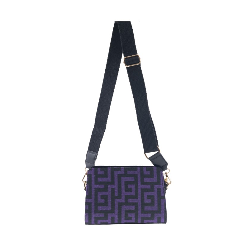 Μωβ τσάντα χιαστί Elpis