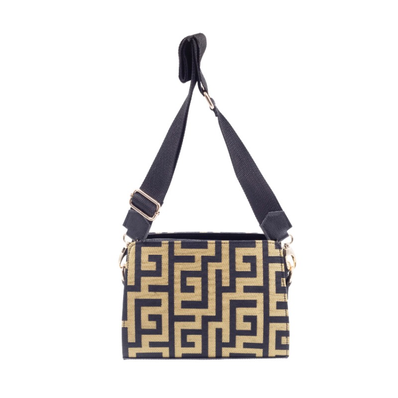 Χρυσή τσάντα χιαστί Elpis