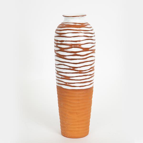 ΒΑΖΟ ΚΕΡΑΜΙΚΟ ΤΕΡΑΚΟΤΑ –  ΛΕΥΚΟ  12.1×12.1×36.1cm