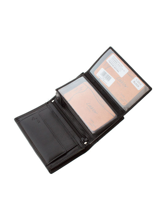 Ανδρικό Δερμάτινο Πορτοφόλι Lavor 3315 καφέ