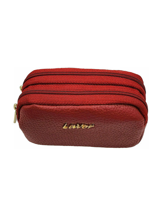Γυναικείο Δερμάτινο Πορτοφόλι Lavor 5990 κόκκινο