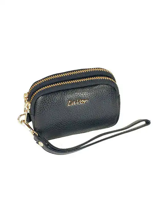 Γυναικείο Δερμάτινο Πορτοφόλι Lavor 5990 μαύρο