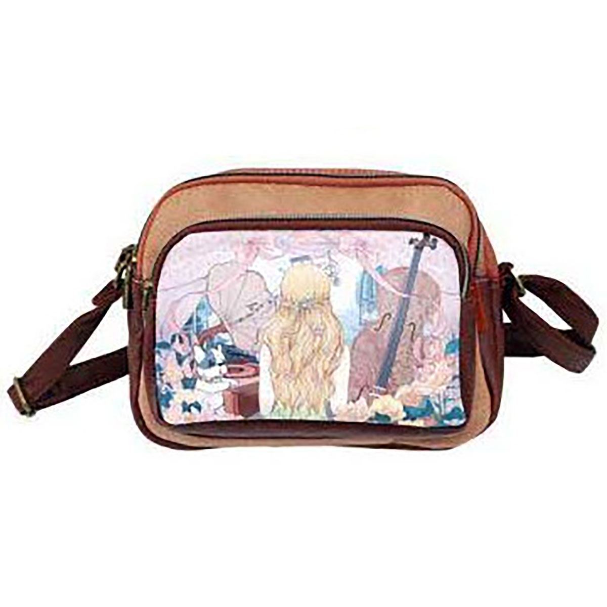 Γυναικεία τσάντα χιαστί Sweet Candy με 4 τσέπες CGC263 Autobus