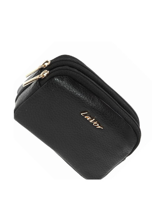 Γυναικείο Δερμάτινο Πορτοφόλι Lavor 5990 μαύρο