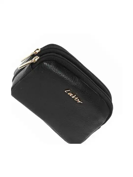 Γυναικείο Δερμάτινο Πορτοφόλι Lavor 5990 μαύρο