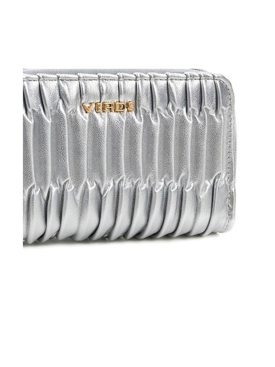 Verde Γυναικείο Πορτοφόλι Μεγάλο 18-1220 Ασημί