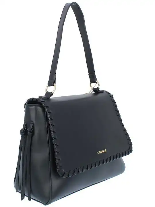 Verde Γυναικεία τσάντα ώμου 16-6302 Μαύρο