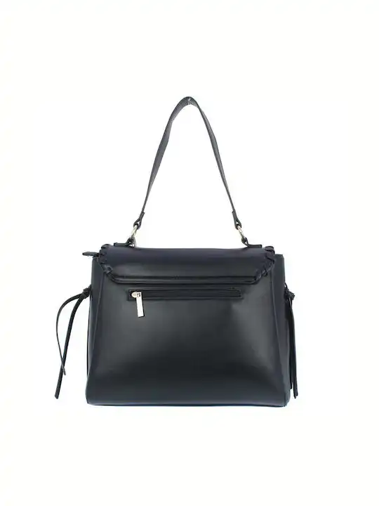 Verde Γυναικεία τσάντα ώμου 16-6302 Μαύρο