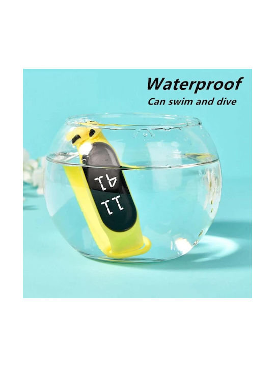 Παιδικό Αδιάβροχο Ρολόι με οθόνη Led και 3D χαρακτήρες AG-063 σομόν