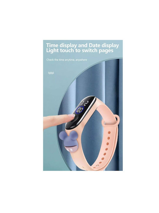 Παιδικό Αδιάβροχο Ρολόι με οθόνη Led και 3D χαρακτήρες AG-007 γκρι