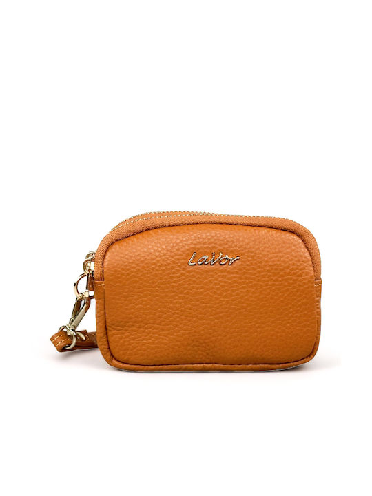 Γυναικείο Δερμάτινο Πορτοφόλι Lavor 5990 ταμπά