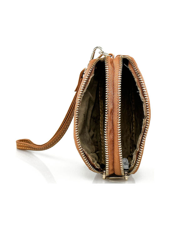 Γυναικείο Δερμάτινο Πορτοφόλι Lavor 5990 ταμπά