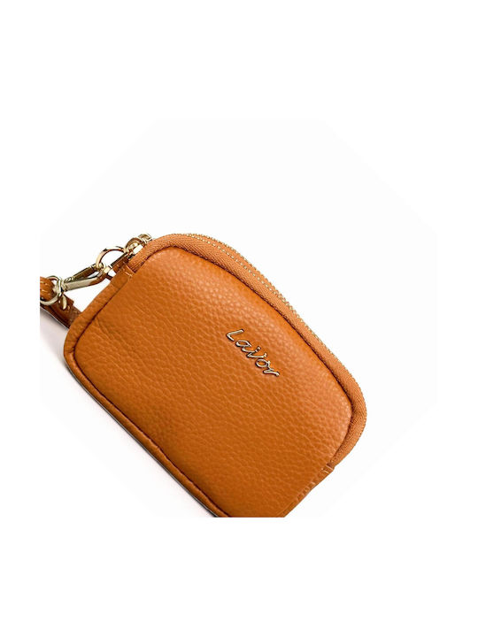 Γυναικείο Δερμάτινο Πορτοφόλι Lavor 5990 ταμπά