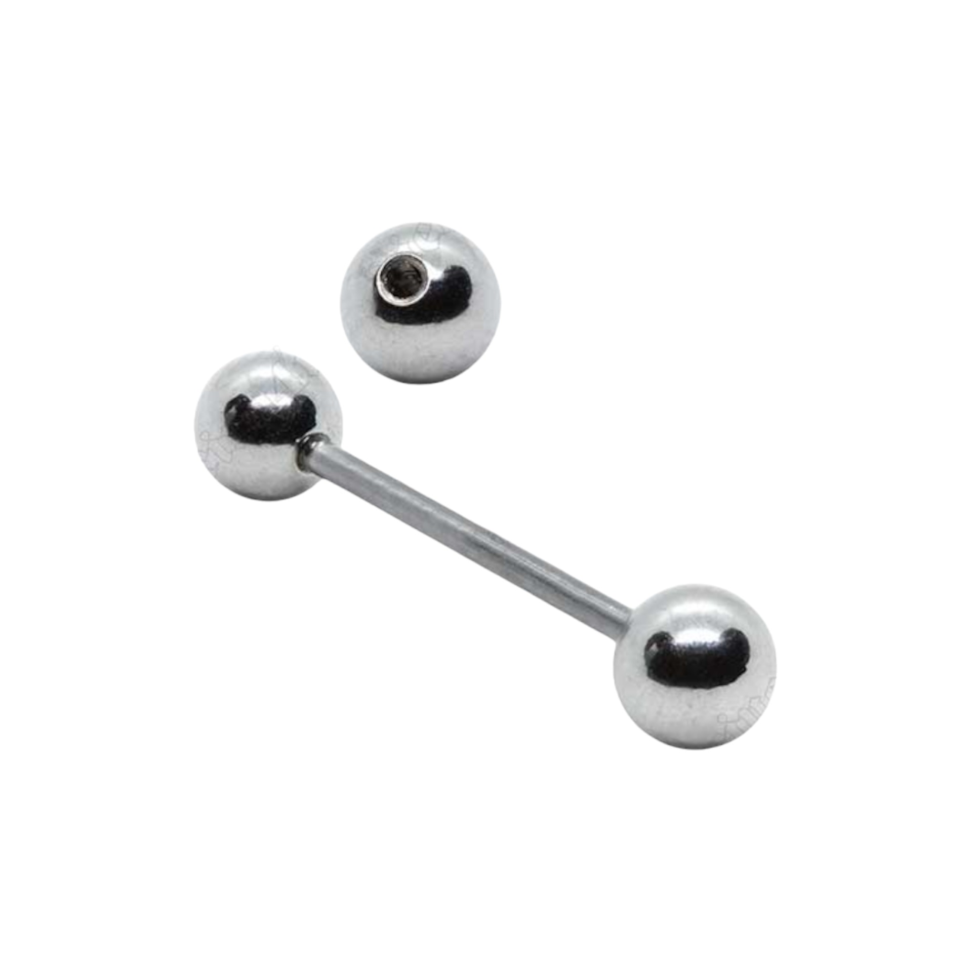 Σκουλαρίκι piercing γλώσσας Stainless Steel ασημί (1.2 mm) Σκουλαρίκι piercing γλώσσας Stainless Steel ασημί (1.2 mm)