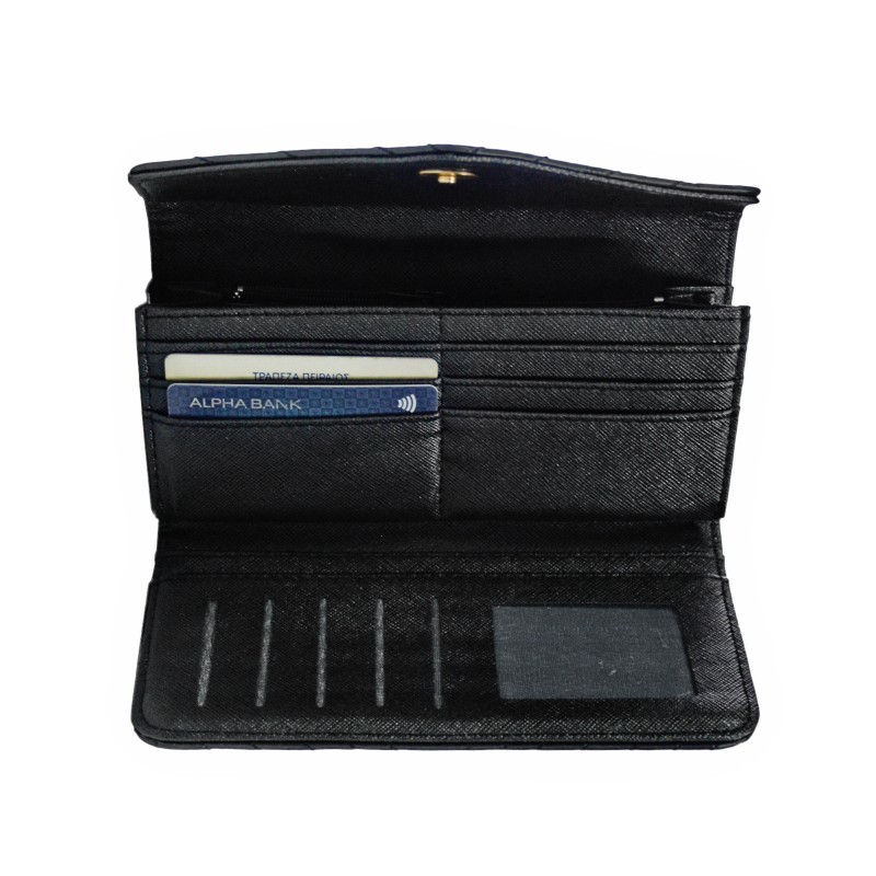 Γυναικείο πορτοφόλι olivia - Μαύρο