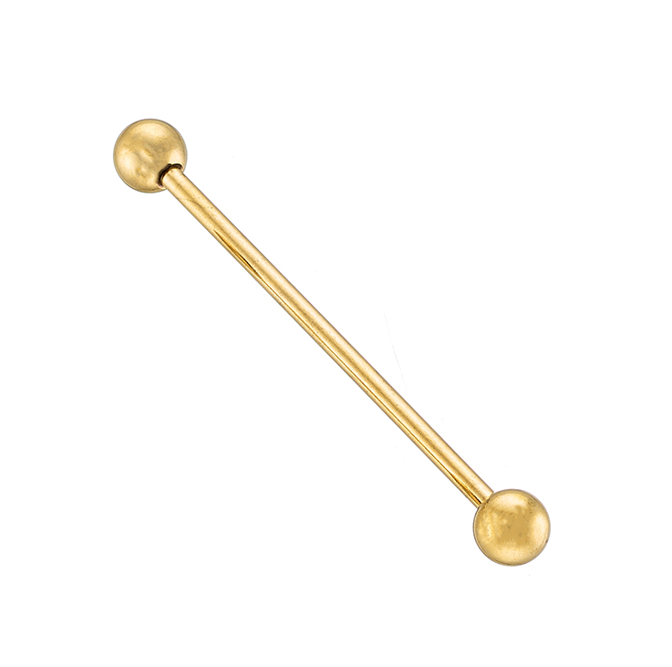 Sequoia Σκουλαρίκι Piercing barbell/μπάρα Ατσάλι I-00404-3 (1.6*36*5*5)mm (5prs)