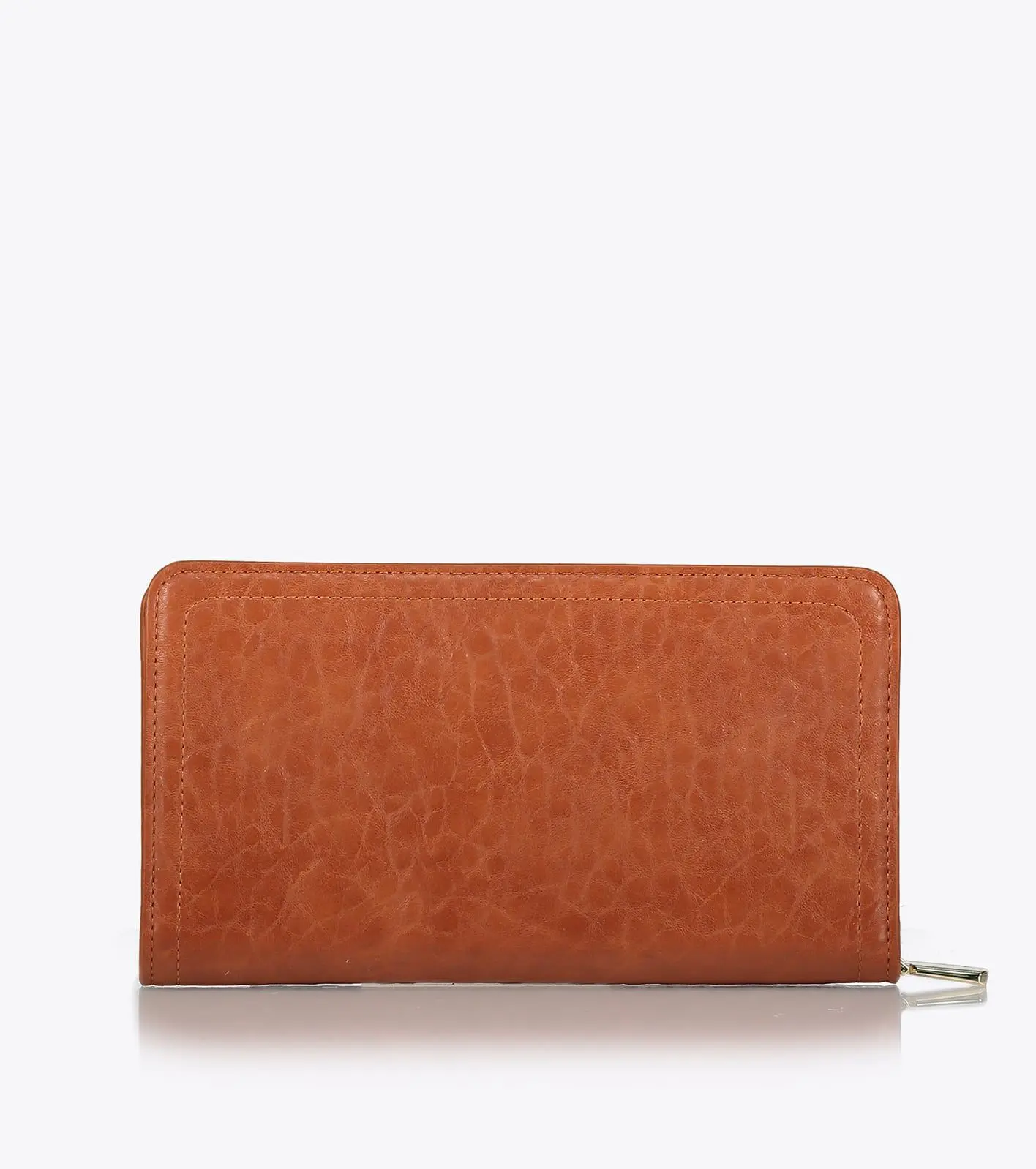 Axel Γυναικείο πορτοφόλι Jade με ανάγλυφο και ραφές camel 1101-1552