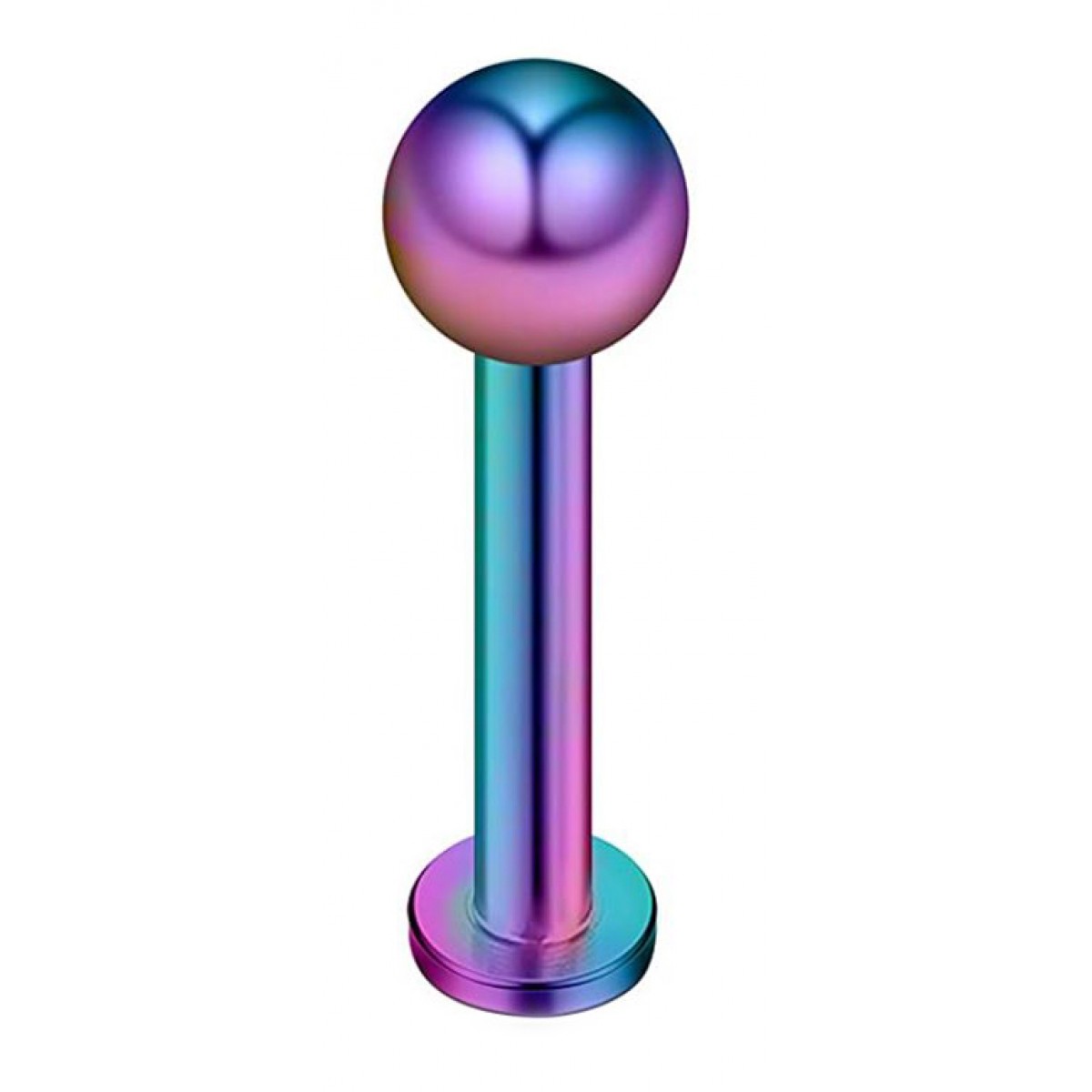 Sequoia Σκουλαρίκι Piercing Ατσάλι μπίλια με τάπα I-00081 (1.2*6*3)