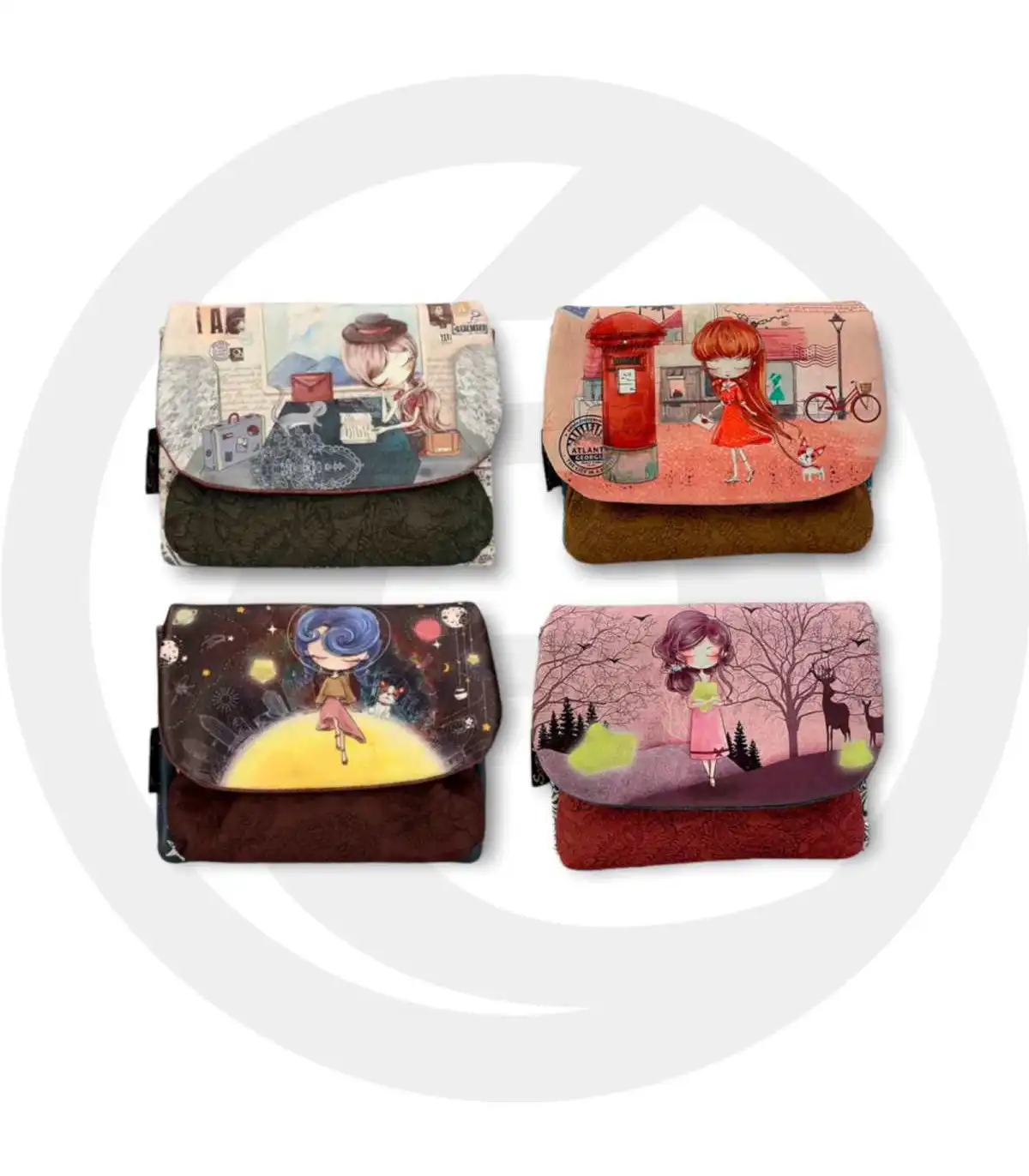 Γυναικείο πορτοφόλι Sweet Candy CGC084-2 Beige