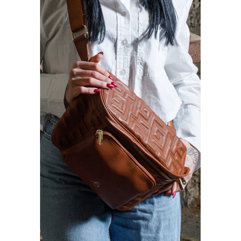 Καφέ τσάντα μπανάνα Linosa