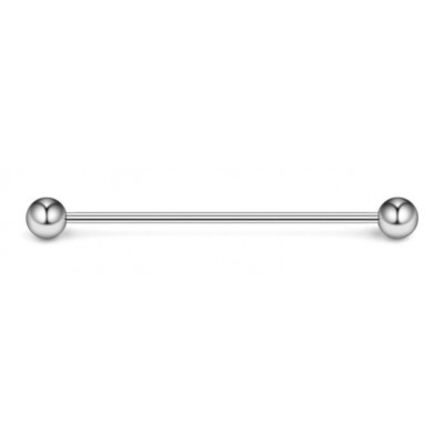 Sequoia Σκουλαρίκι Piercing barbell/μπάρα  Ατσάλι I-00403 (1.6*22*5)