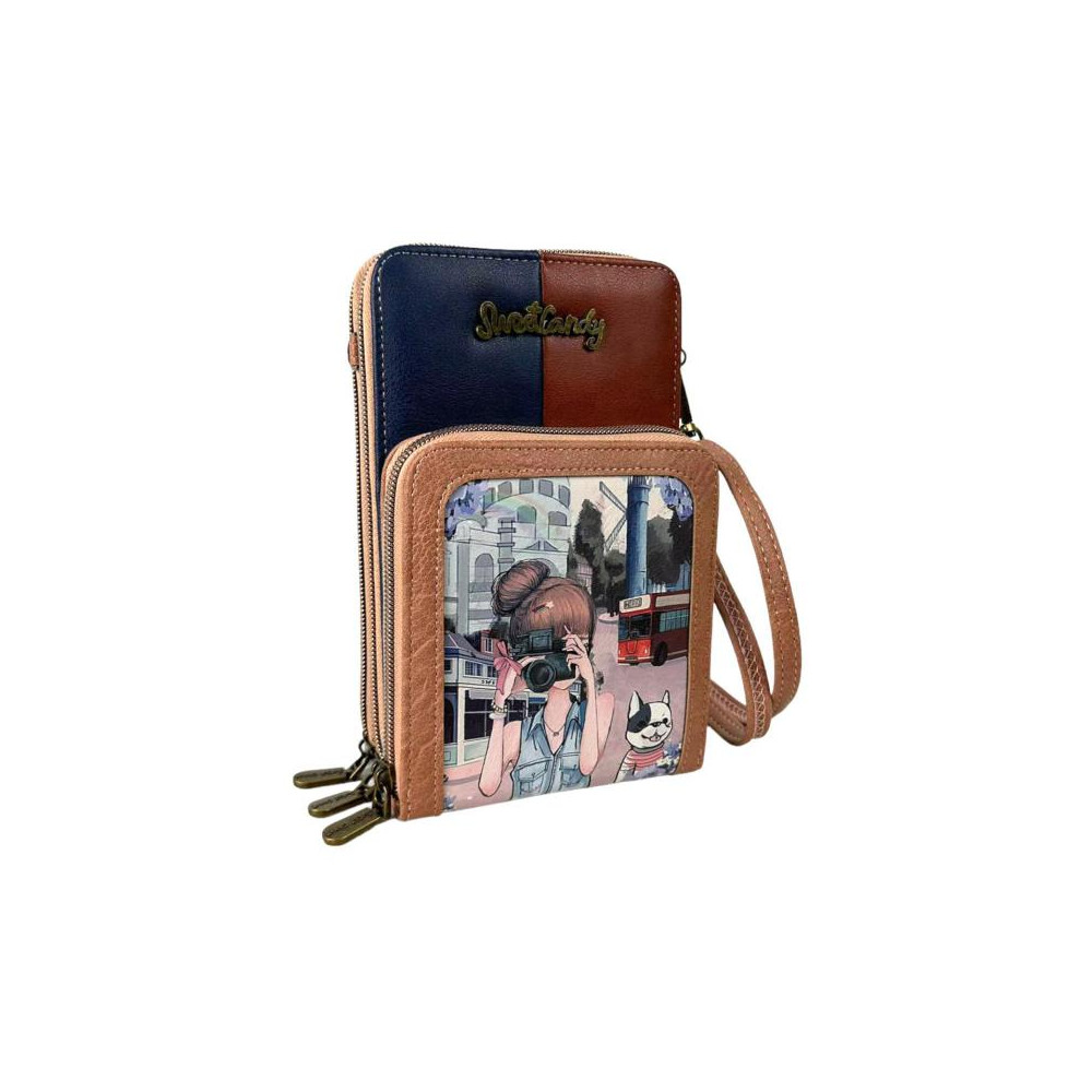 Γυναικείο Τσαντάκι Πορτοφόλι Θήκη κινητού  Sweet Candy Autobús