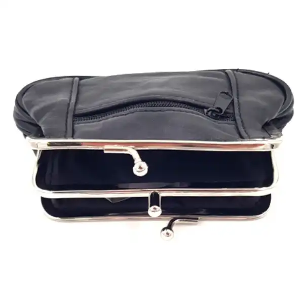 Sequoia δερμάτινο πορτοφόλι για κερματα με κλιπ 18-0002 red