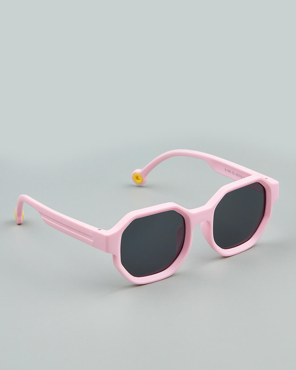 Παιδικά Γυαλιά Ηλίου με Πολωτικούς Φακούς και Γεωμετρικό Σκελετό S-158 black