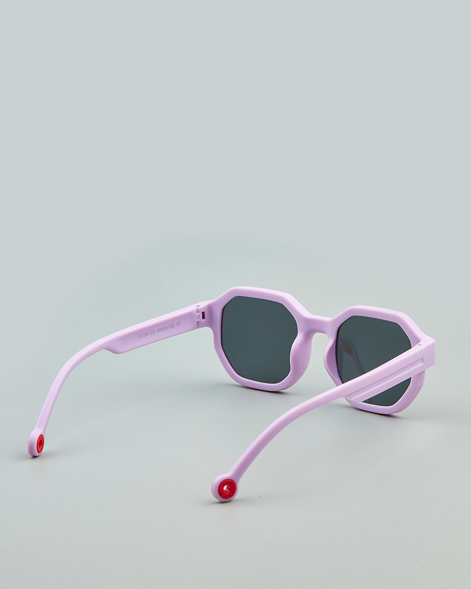 Παιδικά Γυαλιά Ηλίου με Πολωτικούς Φακούς και Γεωμετρικό Σκελετό S-158 black