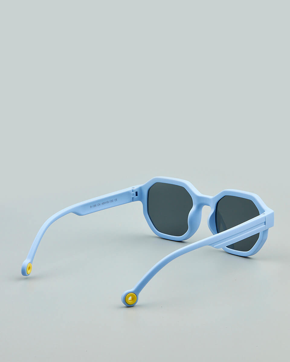 Παιδικά Γυαλιά Ηλίου με Πολωτικούς Φακούς και Γεωμετρικό Σκελετό S-158 baby blue