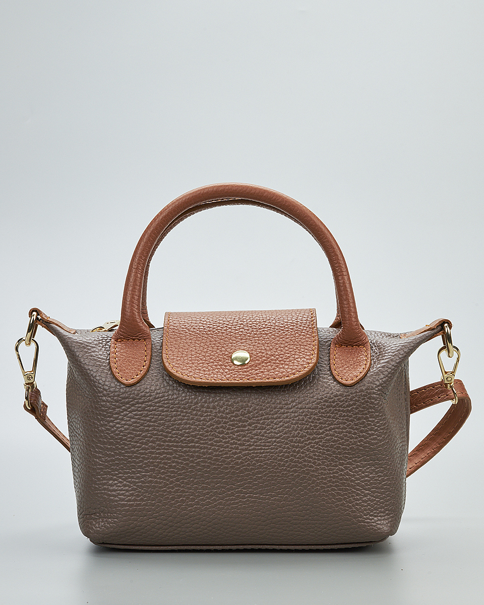 Γυναικεία Mini Τσάντα από 100% Γνήσιο Δέρμα – Sequoia Leather SEQ-16-6000  Καφέ