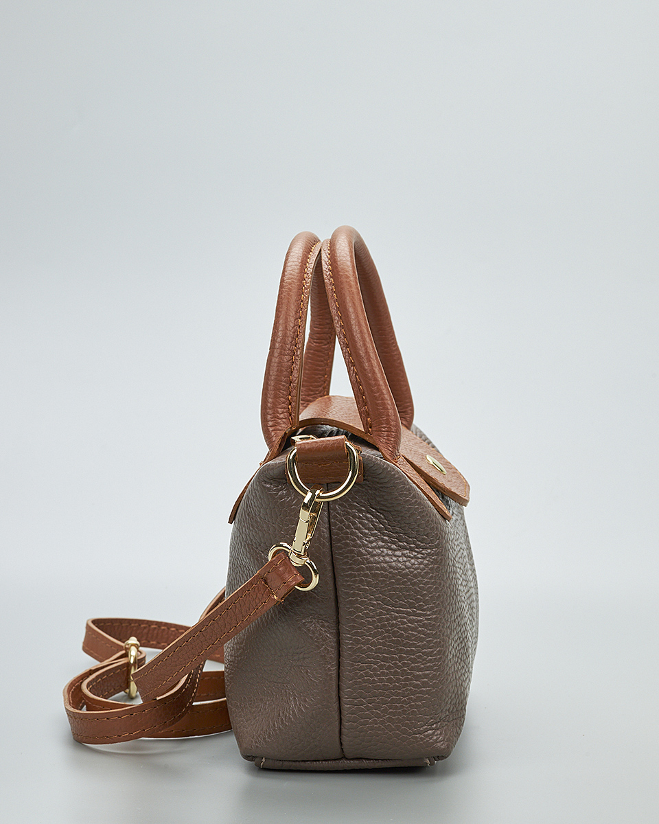 Γυναικεία Mini Τσάντα από 100% Γνήσιο Δέρμα – Sequoia Leather SEQ-16-6000 Καφέ