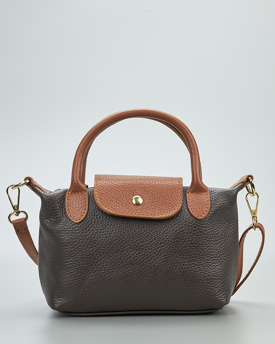 Γυναικεία Mini Τσάντα από 100% Γνήσιο Δέρμα – Sequoia Leather SEQ-16-6000 Σκούρο Καφέ