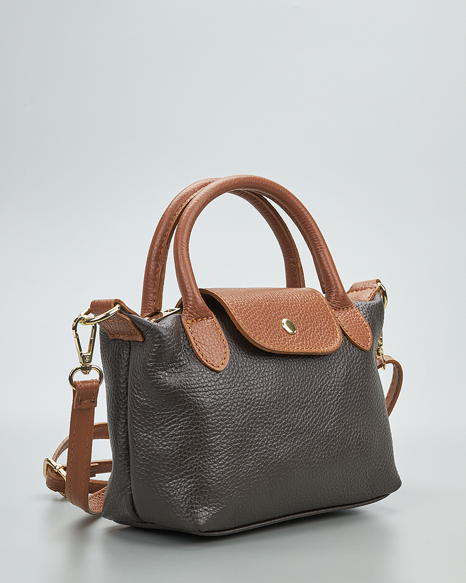 Γυναικεία Mini Τσάντα από 100% Γνήσιο Δέρμα – Sequoia Leather SEQ-16-6000 Σκούρο Καφέ