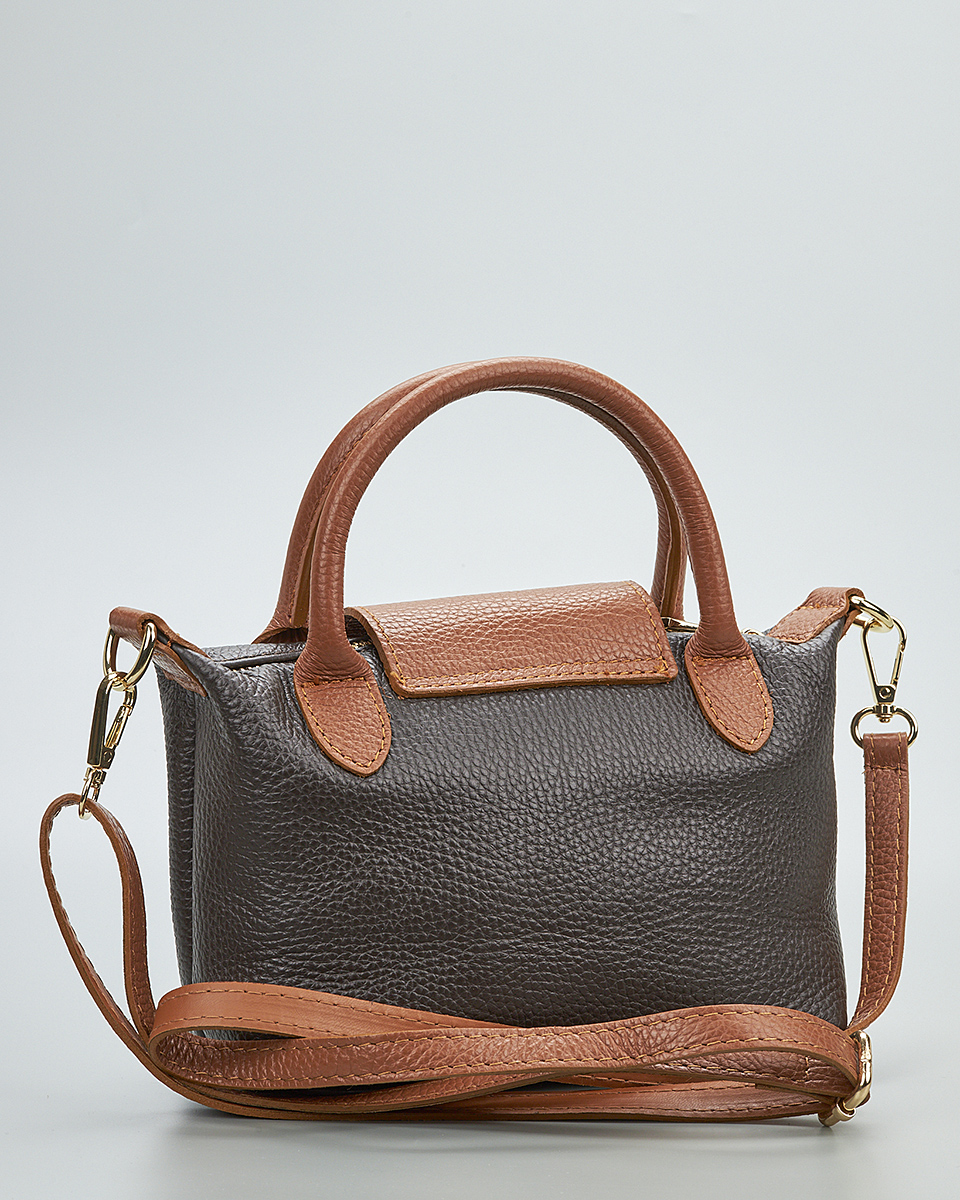 Γυναικεία Mini Τσάντα από 100% Γνήσιο Δέρμα – Sequoia Leather SEQ-16-6000 Σκούρο Καφέ