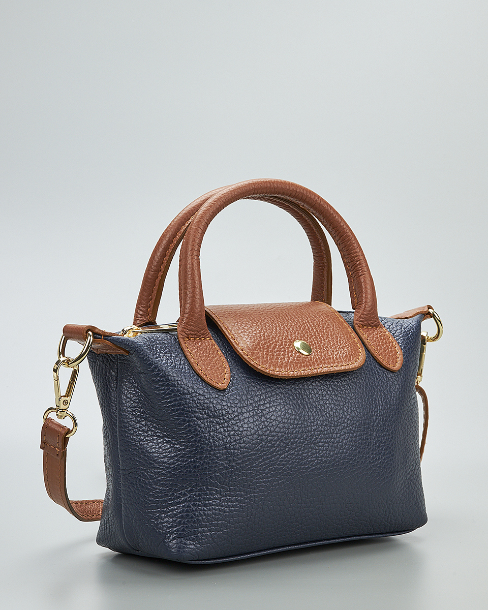 Γυναικεία Mini Τσάντα από 100% Γνήσιο Δέρμα – Sequoia Leather SEQ-16-6000 Μπλε