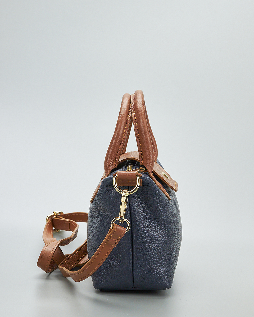 Γυναικεία Mini Τσάντα από 100% Γνήσιο Δέρμα – Sequoia Leather SEQ-16-6000 Μπλε