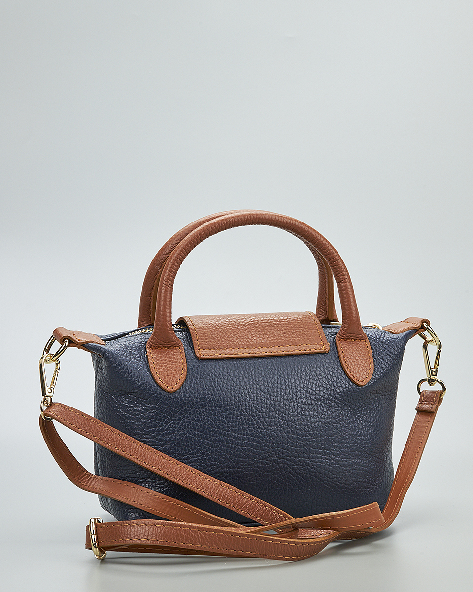 Γυναικεία Mini Τσάντα από 100% Γνήσιο Δέρμα – Sequoia Leather SEQ-16-6000 Μπλε