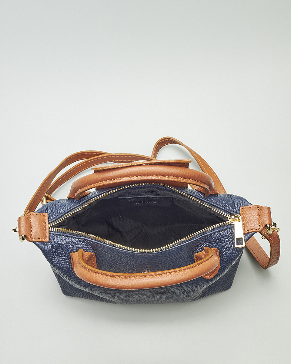 Γυναικεία Mini Τσάντα από 100% Γνήσιο Δέρμα – Sequoia Leather SEQ-16-6000 Μπλε