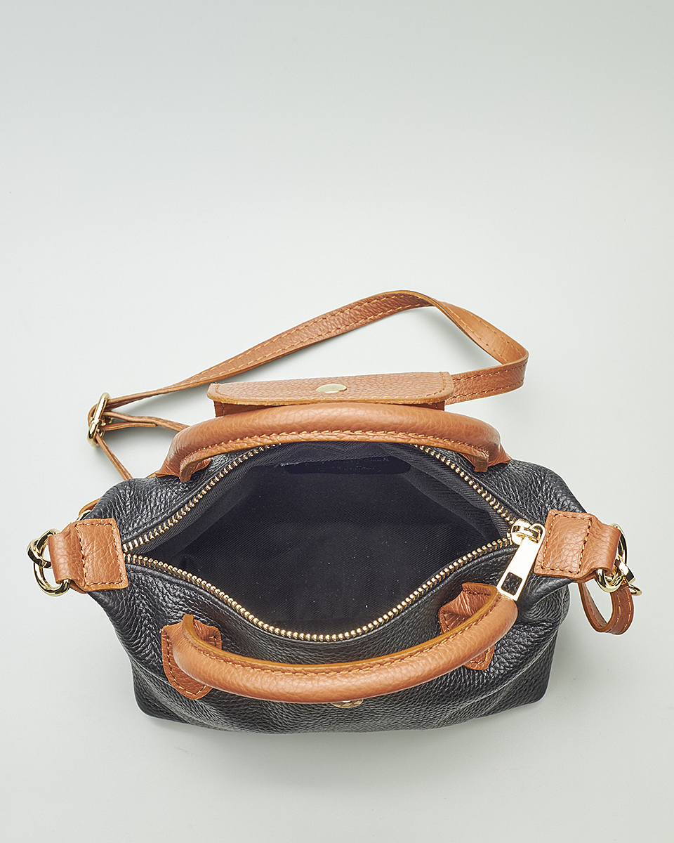 Γυναικεία Mini Τσάντα από 100% Γνήσιο Δέρμα – Sequoia Leather SEQ-16-6000  Μαύρο