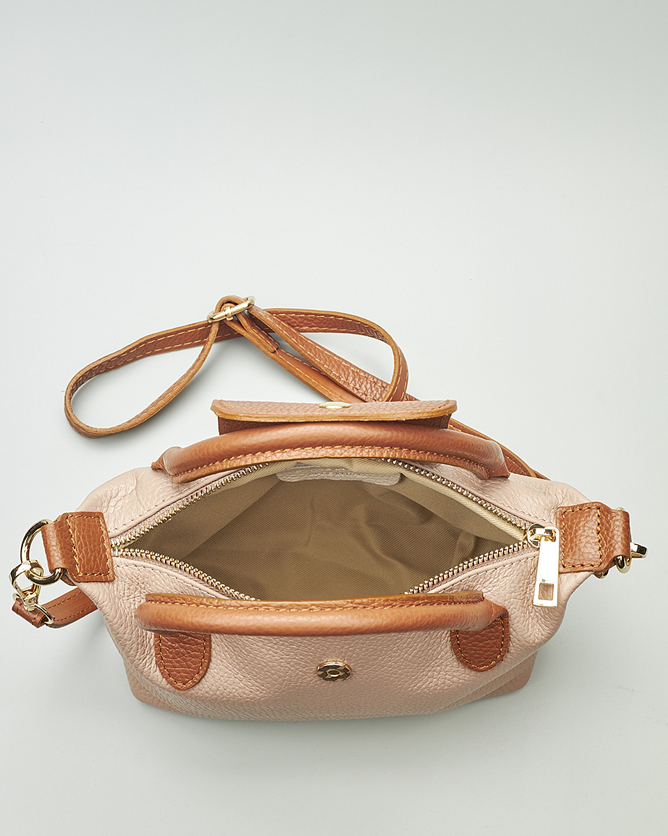 Γυναικεία Mini Τσάντα από 100% Γνήσιο Δέρμα – Sequoia Leather SEQ-16-6000 Μπεζ