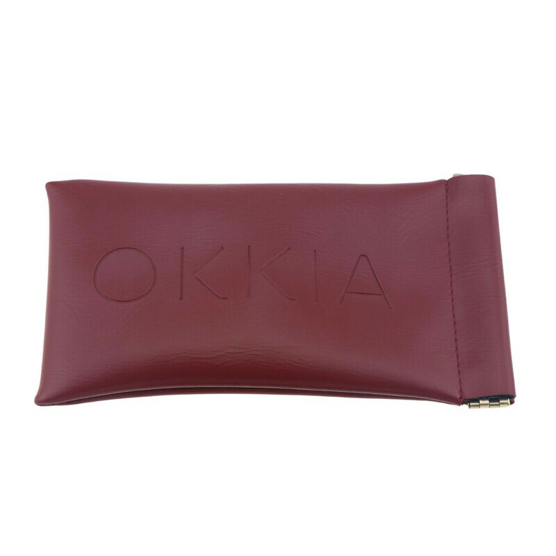 OKKIA δερμάτινη θήκη μαύρη OK046-CR