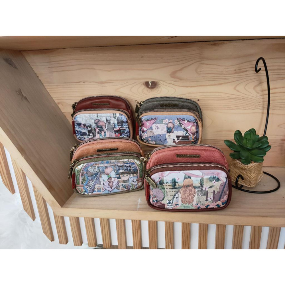 Γυναικεία τσάντα χιαστί Sweet Candy με 4 τσέπες CGC263 City